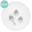 Bubblegum Santa Acrylic Accent 45x36mm (Package of 1)