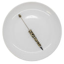 Tan Base Leopard Printed Beadable Pens (Package of 1)