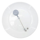 Grey Solid Beadable Badge Reel (Package of 1)