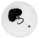 Fuzzy Heart w/Heart Carabiner Beadable Keychains (Package of 1)