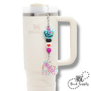 Heartbeat Printed Silicone Beads 15mm