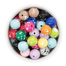 Solid Splatter Bead Mix 16mm (Package of 30)