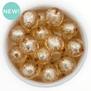 Champagne Foil Core Beads 20mm (Package of 10)