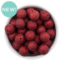 Red Glitter Dust Beads 16mm (Package of 10)
