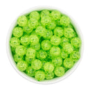 Lime Green Crackle Beads 12mm (Package of 20)