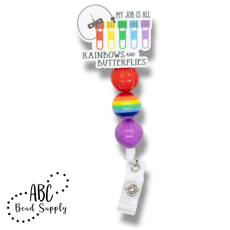 My Job is All Rainbows and Butterflies Phlebotomist Acrylic Accent 39x50mm (Package of 1) - ABC Exclusive
