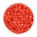 Candy Apple Red Shimmery Cat's Eye Beads 8mm (Package of Approx. 50 Beads)