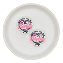 Dear Cupid, Find Me a Cowboy Silicone Focal Bead 29mm (Package of 2)