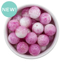 Pinkalicious Liquid Marble Effect Bead 20mm (Package of 10)