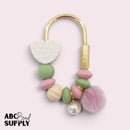 Fuzzy Pom Charm Assortment 15mm (Package of 10)
