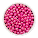 Wild Berry Solid Iridescent Beads 8mm (Package of Approx. 50 Beads)