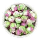 White, Pistachio & Bubblegum Pink Chunky Resin Confetti Beads 16mm (Package of 10)