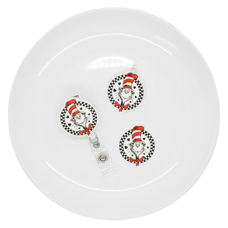 A Cat Who Wears Hats Acrylic Accent 42x37mm (Package of 1)