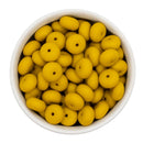 Mustard Silicone Abacus Beads 8x14mm (Package of 10)
