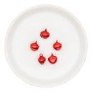 Metallic Red Jingle Bell Charm 14mm (Package of 5)