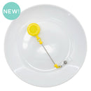 Yellow Solid Beadable Badge Reel (Package of 1)