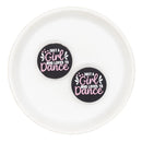 Just a Girl Who Loves Dance Silicone Focal Bead 29mm (Package of 2)
