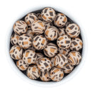 Coffee to Go Printed Silicone Beads 15mm (Package of 10)