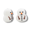3-D Simple Snowman Silicone Focal Bead 25x20x17mm (Package of 2)