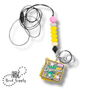 Build a Pencil Silicone Set of Beads (Package of 8 Beads/1 Set)