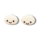 3-D Dumpling Silicone Focal Bead 20x14x20mm (Package of 2)