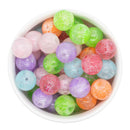 Batik Flower Bead Mix 16mm (Package of 30)