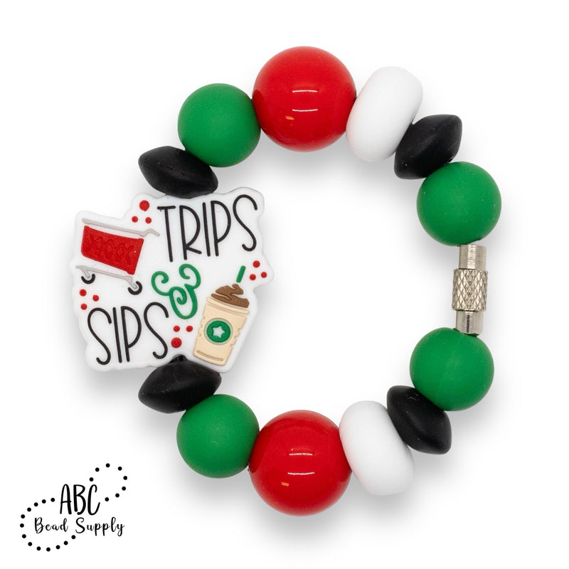 Trips & Sips Silicone Beverage Charm Kit