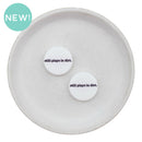 still plays in dirt Printed Silicone Focal Bead 24mm (Package of 2) - ABC Exclusive