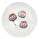 Rainbow Jack-O-Lantern Acrylic Accent 41x44mm (Package of 1)