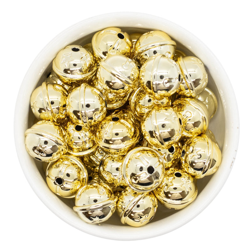 Light Gold UV Bell Beads 16x18mm (Package of 10)