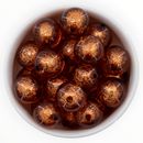 Brown Foil Core Beads 20mm (Package of 10)