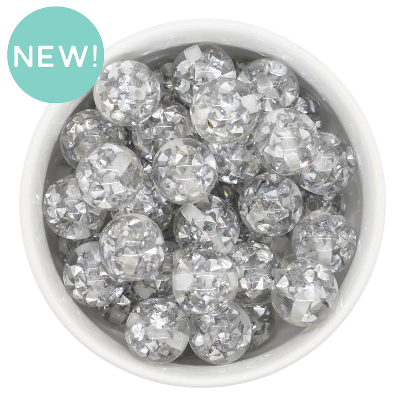 Suspended Crystal Rhinestone Confetti 16mm Bead Mix (Package of 10)