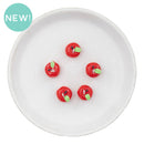 Apple Resin Charm 15x12mm (Package of 5)