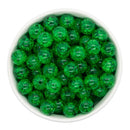 Kelly Green Crackle Beads 12mm (Package of 20)
