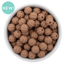 Latte Solid Pumpkin 12mm Silicone Beads (Package of 10)