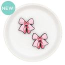 Ballet Slippers w/Bow Silicone Focal Bead 28x29mm (Package of 2)
