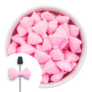 Light Pink Bow Bead 32x18mm (Package of 5)