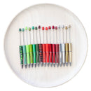 Christmas Beadable Pens (Package of 1)