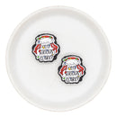 You Serious Clark Silicone Focal Bead 28x27mm (Package of 2)