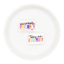 Make Yourself a Priority, Today and Everyday Silicone Focal Bead 30x20mm (Package of 2)