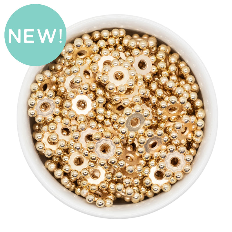 Gold Ring Disc Spacer Beads 16x4mm (Package of 20)