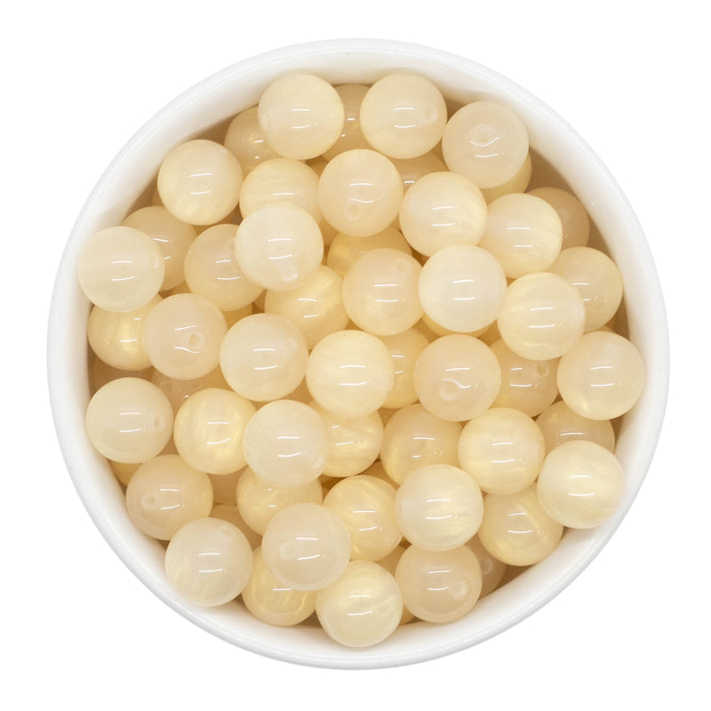 Ivory Pearly Luster Beads 12mm (Package of 20)