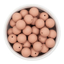 Champagne Silicone Beads 15mm (Package of 10)