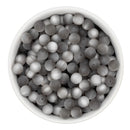 Grey Matte Pearly Luster Beads 8mm (Package of Approx. 50 Beads)