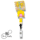 Build a Pencil Silicone Set of Beads (Package of 8 Beads/1 Set)