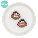 Easter Basket Silicone Focal Bead 26x31mm (Package of 2)