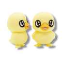 3-D Chick Silicone Focal Bead 28x19x18mm (Package of 2)