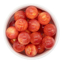 Red Pearly Luster Beads 20mm (Package of 10)