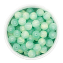 Mint Green Pearly Luster Beads 12mm (Package of 20)