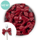 Garnet Bow Bead 33x25mm (Package of 5)